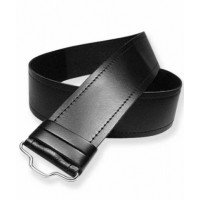 Real Black Leather Kilt Belt